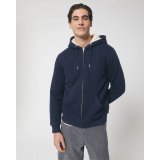Unisex mikina (STANLEY/STELLA Hygger Sherpa) > modrá (french navy) > 2XL