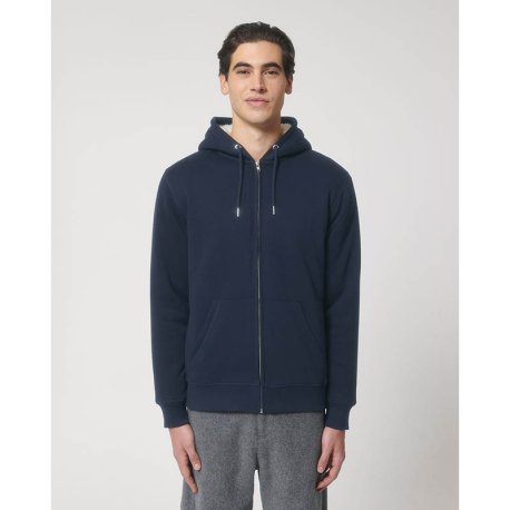 Unisex mikina (STANLEY/STELLA Hygger Sherpa) > modrá (french navy) > 2XL
