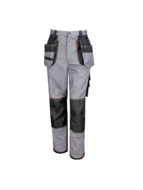 Unisex pracovné nohavice(RESULT X-OVER HEAVY TROUSER) > šedá / čierna > M
