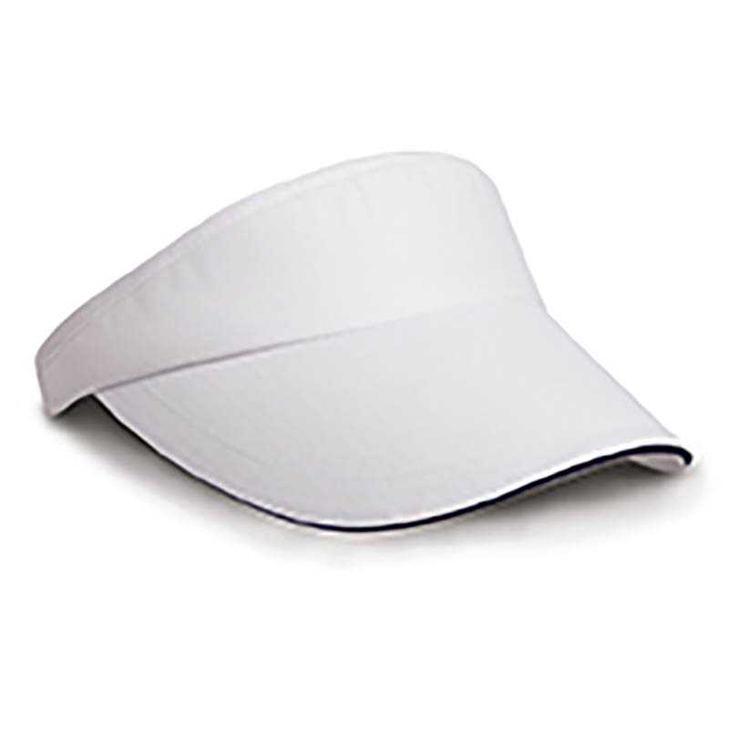 Šilt (RESULT HERRINGBONE SUNVISOR WITH SANDWICH PEAK) > biela / modrá (navy)
