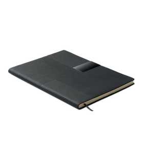 Zápisník A5 z mäkkého PU > čierna