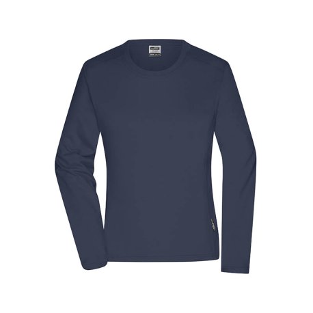 Dámske tričko (DAIBER Ladies Workwear-Longsleeve-T)>modrá (navy)>XS