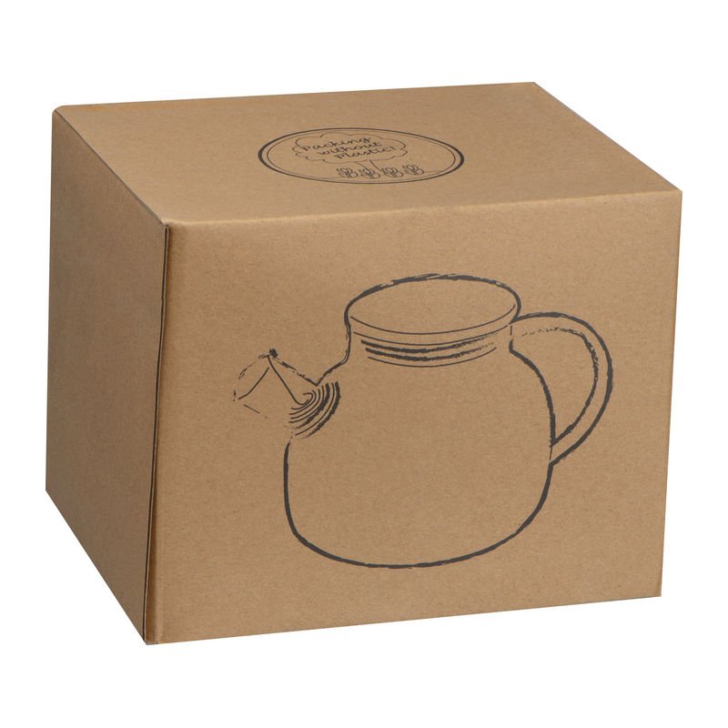Sklenený džbán s bambusovým viečkom, 1 000 ml > transparentná