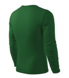 Pánske tričko (MALFINI Fit-T Long Sleeve 160) > zelená (fľašková) > M
