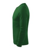 Pánske tričko (MALFINI Fit-T Long Sleeve 160) > zelená (fľašková) > M