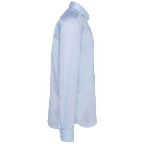 Pánska košeľa (MEN'S LONG-SLEEVED TWILL SHIRT) > modrá (light essential) > S