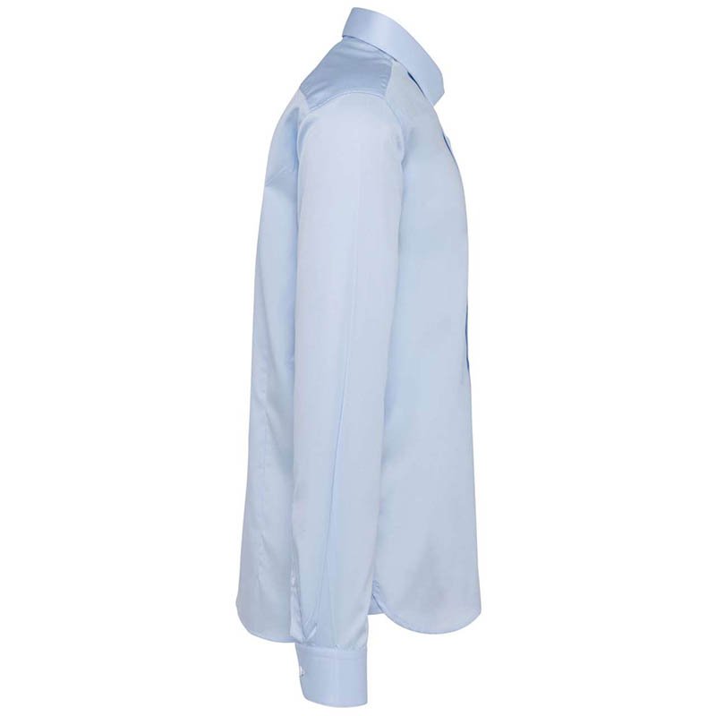 Pánska košeľa (MEN'S LONG-SLEEVED TWILL SHIRT) > modrá (light essential) > 3XL