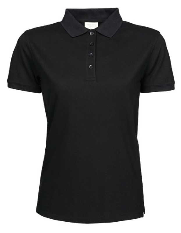 Dámska polokošela (Tee Jays Womens Heavy Polo) > čierna > M