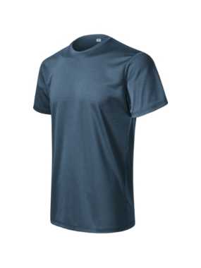 Pánske tričko (MALFINI Chance) > modrá (tmavý denim melír) > 3XL