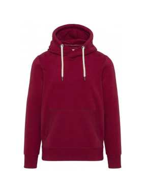 Pánska mikina (KARIBAN HOODED SWEATSHIRT) > červená (vintage dark) > XL