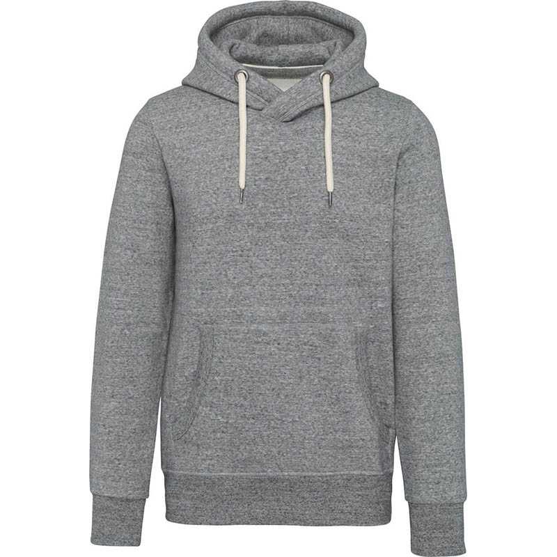 Pánska mikina (KARIBAN HOODED SWEATSHIRT) > šedá (slub heather) > XS
