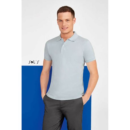 Pánska polokošeľa (SOLS PERFECT MENS SHORT SLEEVES POLO) > šedá (melange) > 2XL