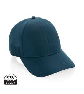 6 dielna športová šiltovka Impact z 280g rec. bavlny AWARE > modrá (navy)