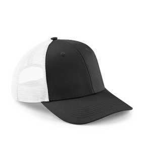 Unisex šiltovka (Beechfield Urbanwear Trucker) > čierna / biela