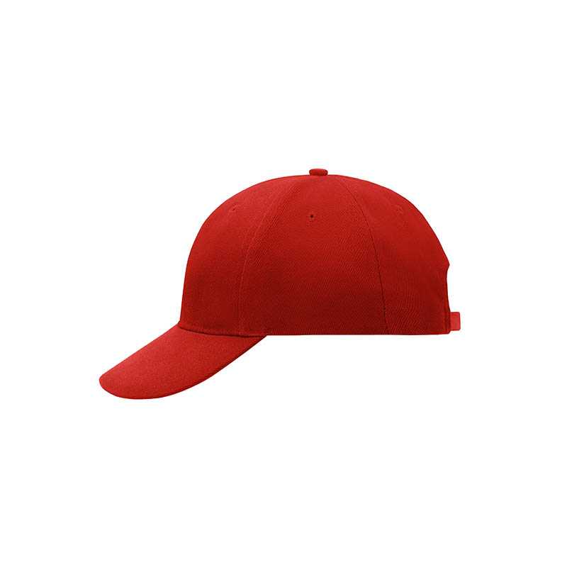 6 panelová šiltovka (MB 6 Panel Cap laminated) > červená