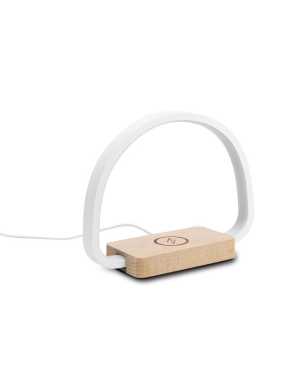 Bezdrôtová nabíjačka so svetlom > béžová