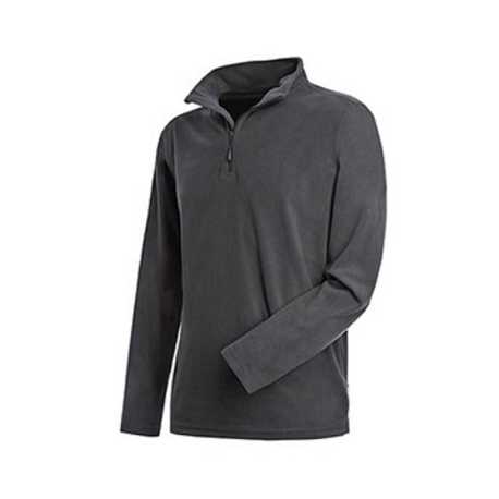 Pánska fleece mikina(Active Fleece Half Zip STEDMAN) > šedá (steel) > XL