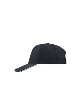 5 panelová šiltovka (MB 5 Panel Promo Cap) > čierna / biela