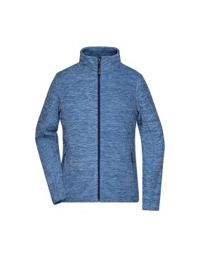 Dámska mikina (JN Ladies Fleece Jacket) > modrá (melange) / modrá (navy) > L