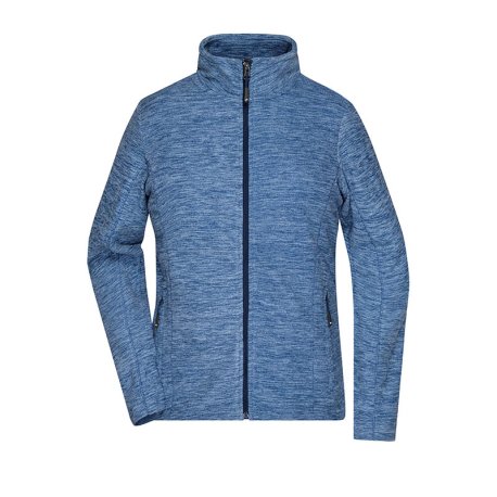 Dámska mikina (DAIBER Ladies Fleece Jacket) > modrá (melange) / modrá (navy) > L