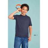 Detské tričko (SOLS REGENT KIDS ROUND COLLAR T-SHIRT) > modrá (navy) > 10A