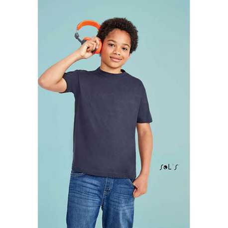 Detské tričko (SOLS REGENT KIDS ROUND COLLAR T-SHIRT) > modrá (navy) > 10A