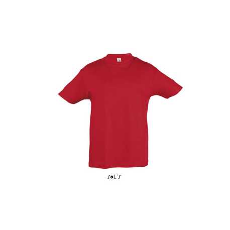 Detské tričko (SOLS REGENT KIDS ROUND COLLAR T-SHIRT) > červená > 10A