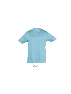 Detské tričko (SOLS REGENT KIDS ROUND COLLAR T-SHIRT) > modrá (atoll) > 10A