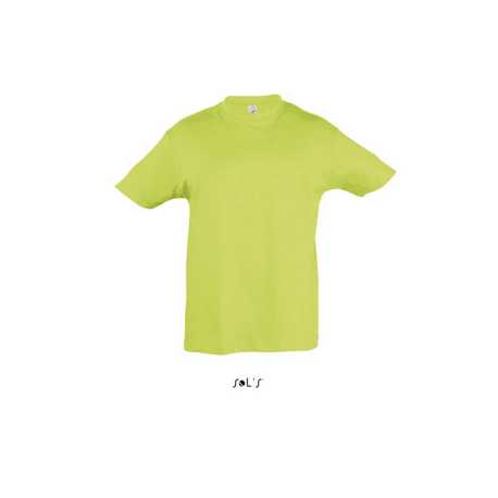 Detské tričko (SOLS REGENT KIDS ROUND COLLAR T-SHIRT) > zelená (apple) > 12A