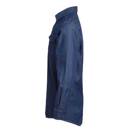 Pánska košeľa (PREMIER MEN’S JEANS STITCH DENIM SHIRT) > modrá (indigo denim) > XS