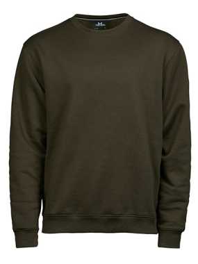 Unisex sveter (Tee Jays Heavy Sweatshirt) > zelená (dark olive) > 2XL