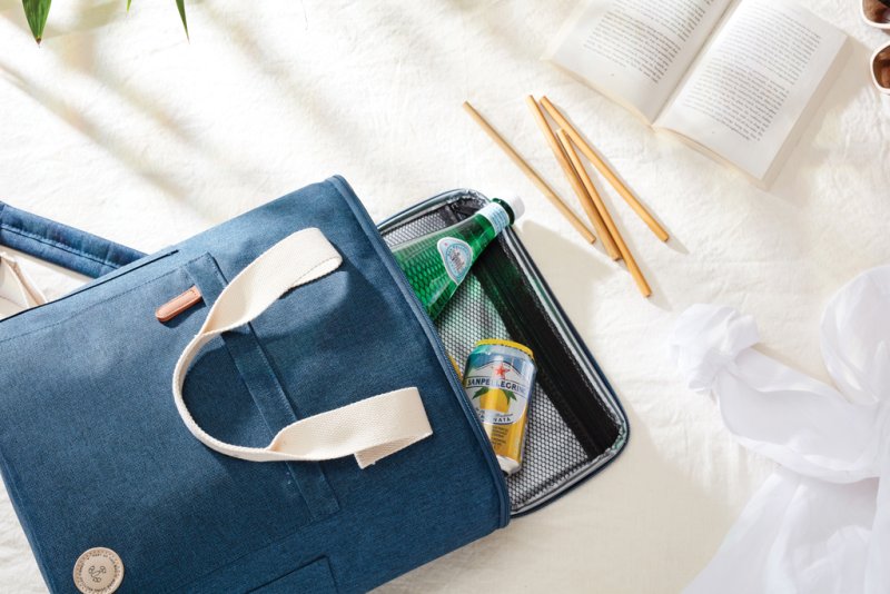 Chladiaci batoh VINGA RPET Sortino > modrá