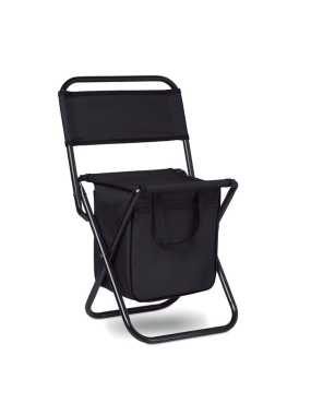 Skladacia stolička s chladiacou taškou > čierna