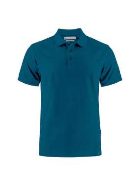Pánska polokošeľa (James Harvest NEPTUNE POLO REGULAR FIT) > modrá (petrol) > L