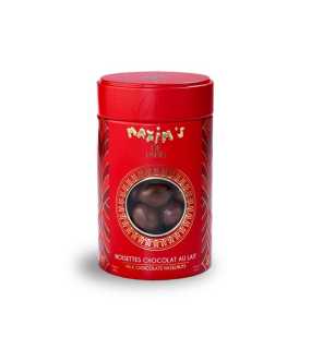 Window tin milk chocolate hazelnuts 80 g Maxim’s