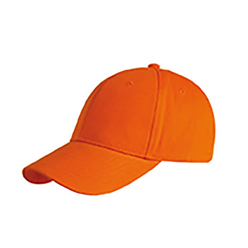 6 panelová šiltovka > oranžová