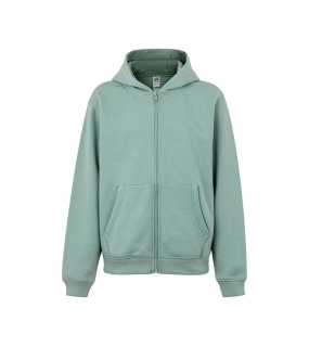 Detská mikina (MUKUA KIDS ZIPPED HOOD SWEATSHIRT) > zelená (sage) > 9/11