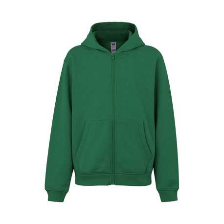 Detská mikina (MUKUA KIDS ZIPPED HOOD SWEATSHIRT) > zelená (kelly) > 1/2