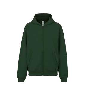 Detská mikina (MUKUA KIDS ZIPPED HOOD SWEATSHIRT) > zelená (bottle) > 1/2