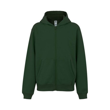 Detská mikina (MUKUA KIDS ZIPPED HOOD SWEATSHIRT) > zelená (bottle) > 1/2