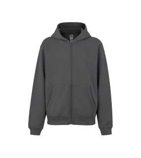 Detská mikina (MUKUA KIDS ZIPPED HOOD SWEATSHIRT) > šedá (dark) > 12/14