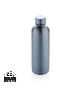 Termo fľaša Impact z RCS recyklovanej nerezovej ocele > modrá (light)
