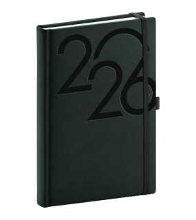 Diár (Ajax 2026) - 15 x 21 x 3 cm  > zelená > denný A5