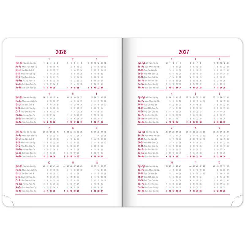 Diár (Ajax 2026) - 15 x 21 x 2 cm > zelená > týždenný A5