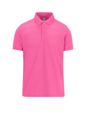 Pánska polokošeľa (B&C MY POLO 180) > ružová (lotus) > 3XL