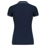 Dámska polokošeľa(KARIBAN LADIES' SHORT SLEEVE POLO)>modrá(navy) / šedá(light) / biela>L
