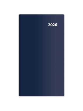 Diár (Torino 2026) - 8,5 x 15,4 cm > modrá > vreckový dvojtýždenný