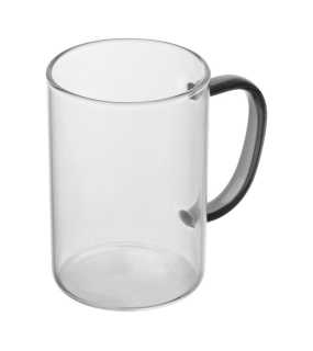 Sklenený hrnček, 250 ml > čierna