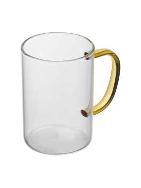 Sklenený hrnček, 250 ml > žltá