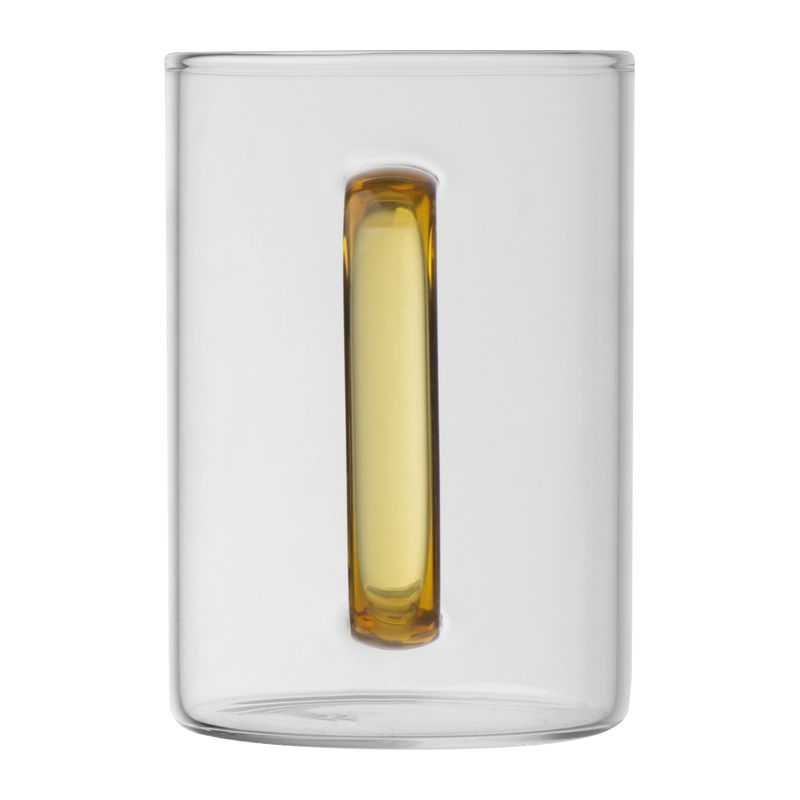 Sklenený hrnček, 250 ml > žltá